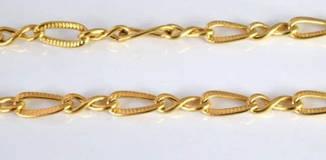 18k Gold Filled Look, EP chain 16.5" inch cg21