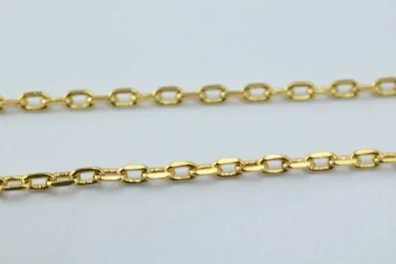 18k Gold Filled Look, EP chain 18.5" inch cg149