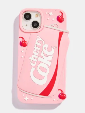 3D Cherry Coke Silicone iPhone Case