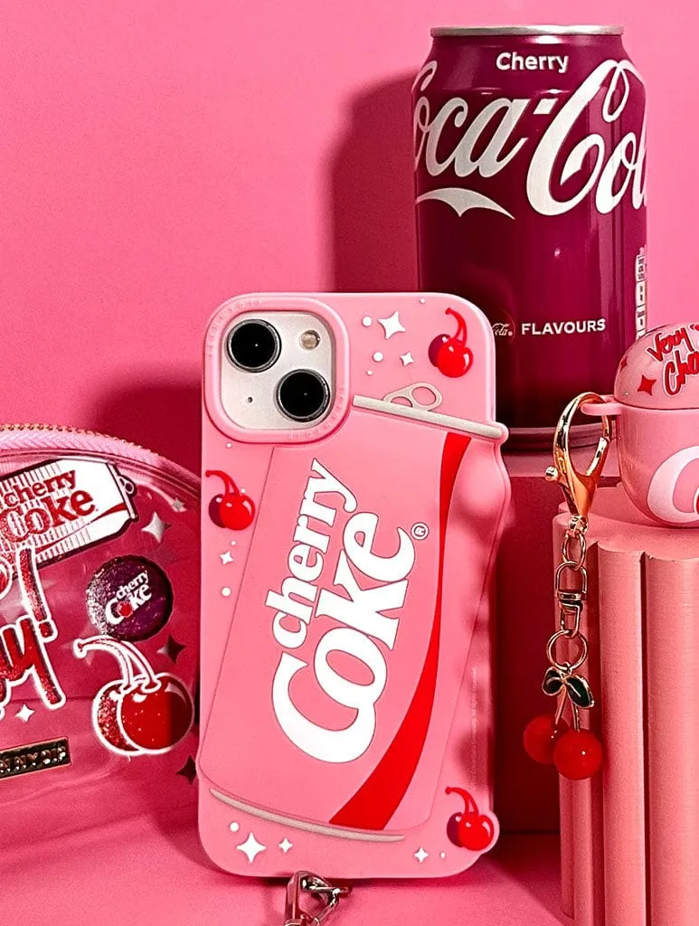 3D Cherry Coke Silicone iPhone Case