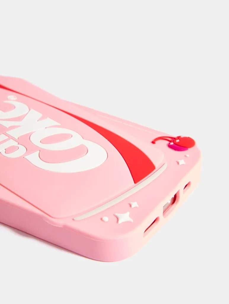 3D Cherry Coke Silicone iPhone Case