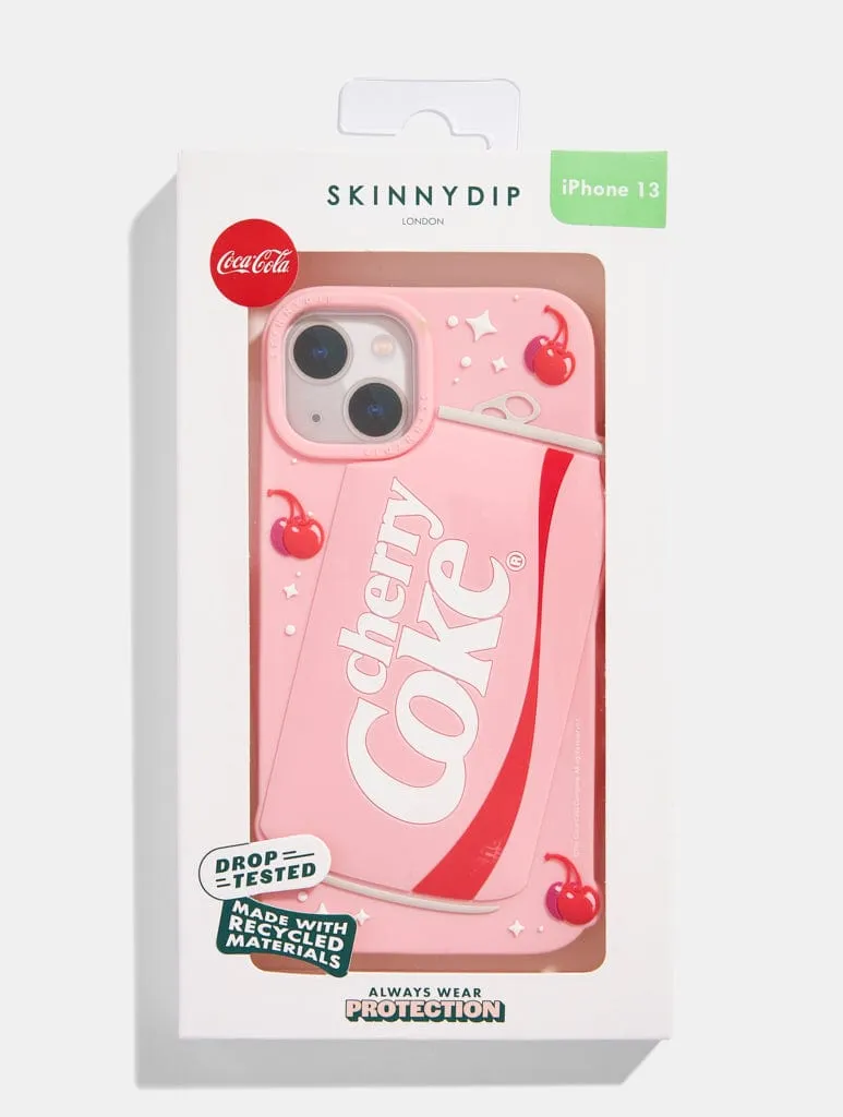 3D Cherry Coke Silicone iPhone Case