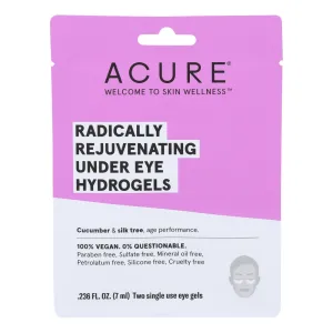 Acure Hydrogel Under Eye Masks: Rejuvenate, Hydrate, Reduce Puff & Fine Lines - Pack of 12