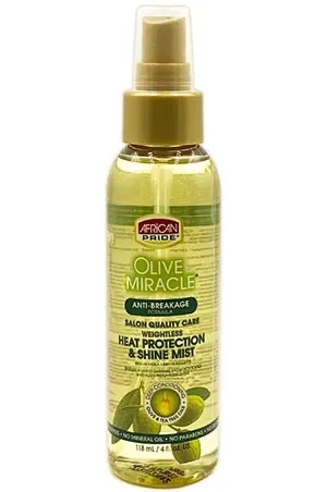 African Pride Olive Miracle Weightless Heat Protection & Shine Mist