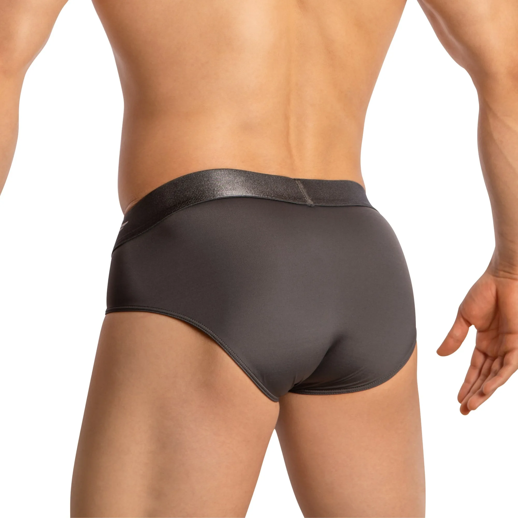 Agacio Sheer Briefs with Pouch AGJ041