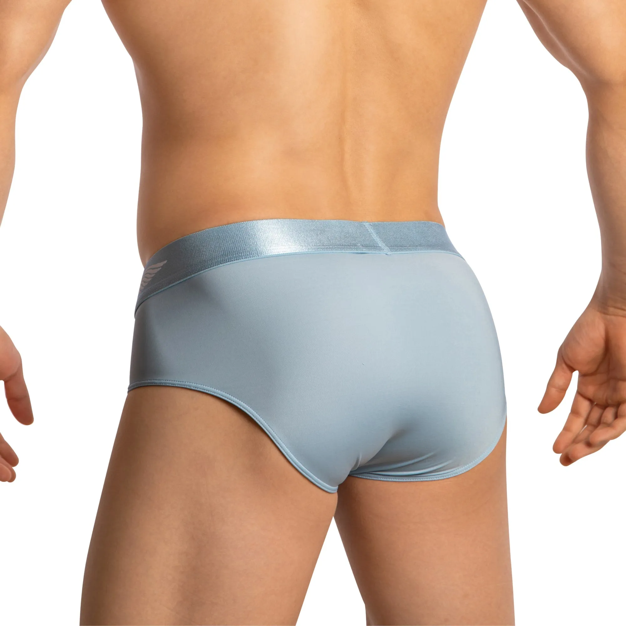 Agacio Sheer Briefs with Pouch AGJ041