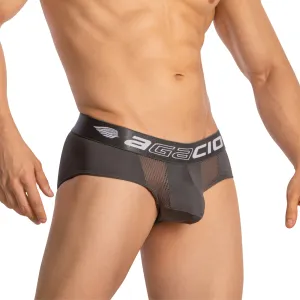 Agacio Sheer Briefs with Pouch AGJ041