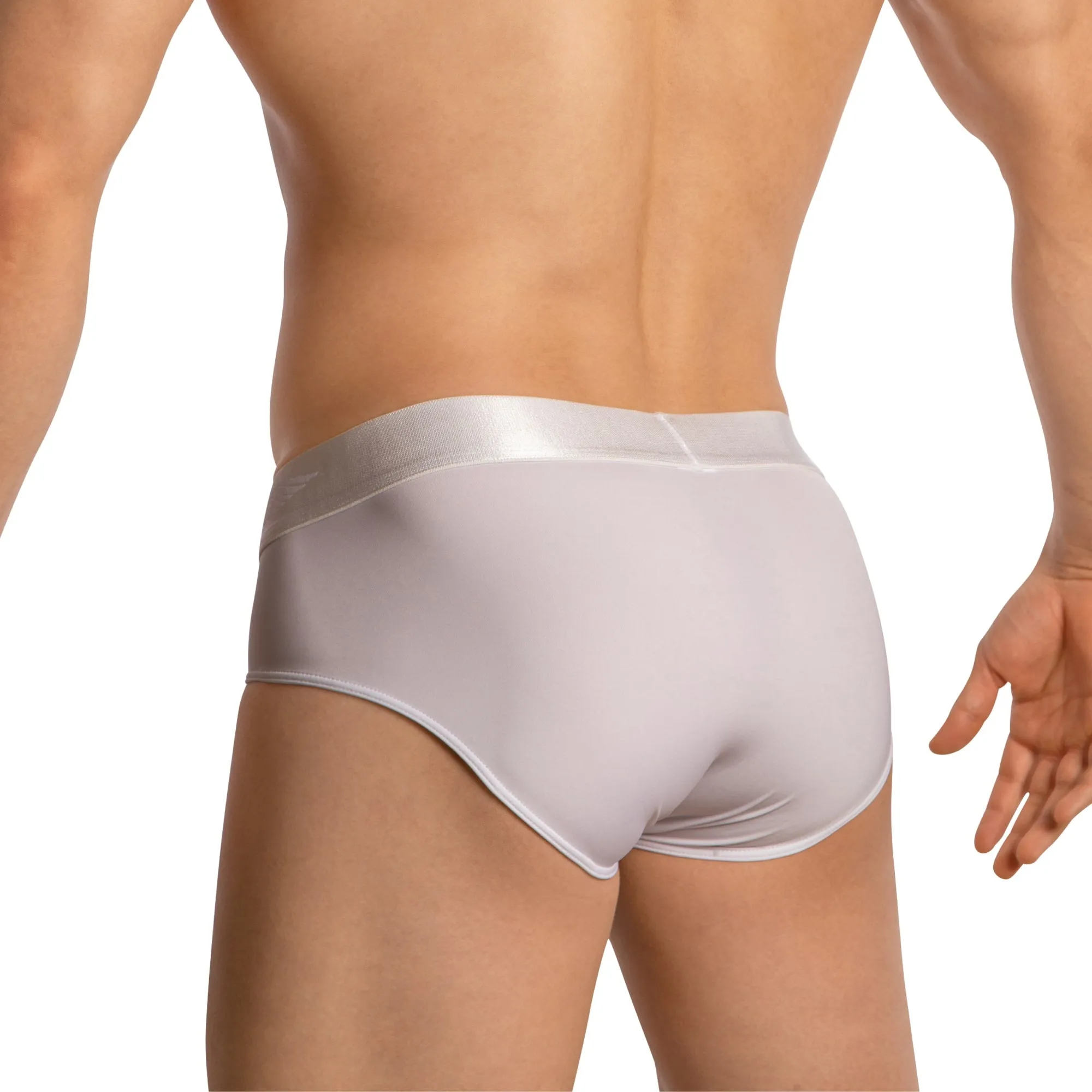 Agacio Sheer Briefs with Pouch AGJ041