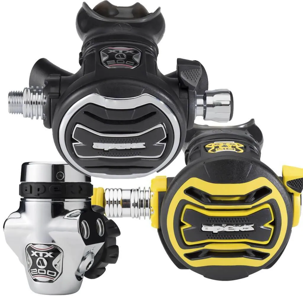 Apeks XTX200 & XTX40 Stage 4 Regulator Set and Apeks Exotec BCD Dive Package