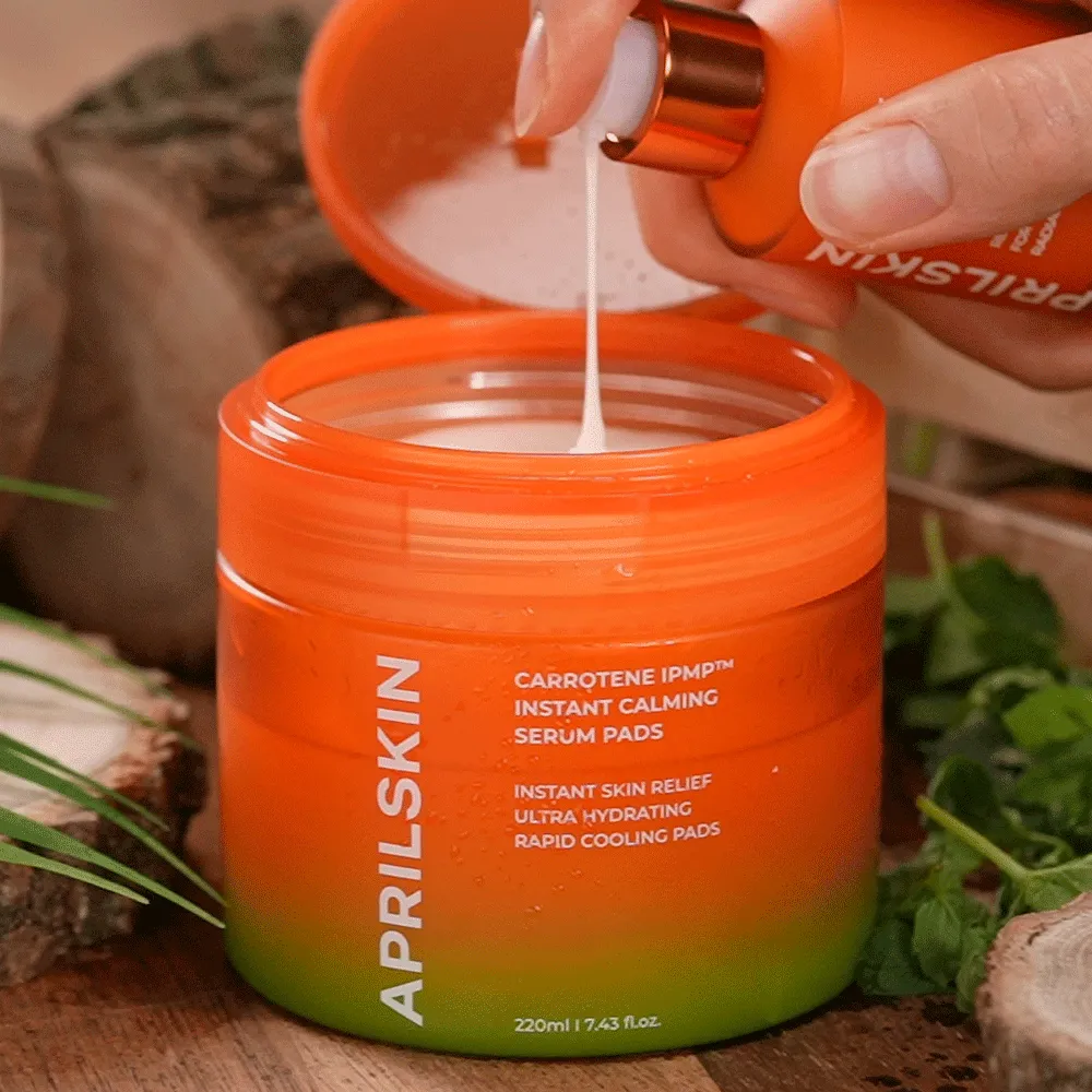 APRILSKIN Carrotene IPMP Instant Calming Serum Pads