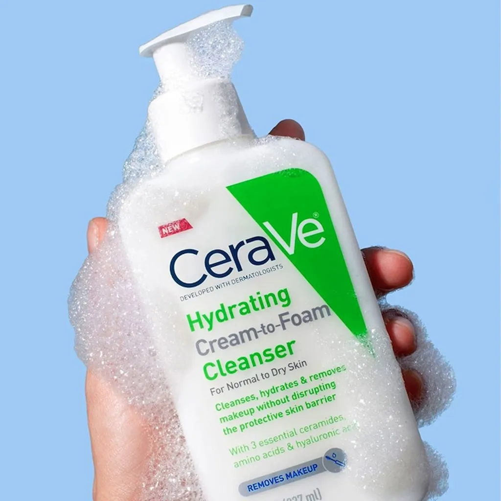 CeraVe
Hydrating Cream To Foam Cleanser For Normal To Dry Skin(19floz)