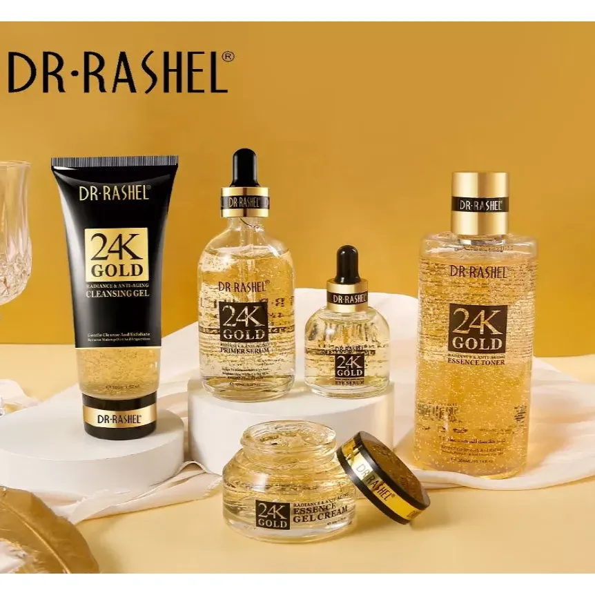 Dr. Rashel 24K Gold Radiance & Anti-Aging Skin Care 5 Piece Set