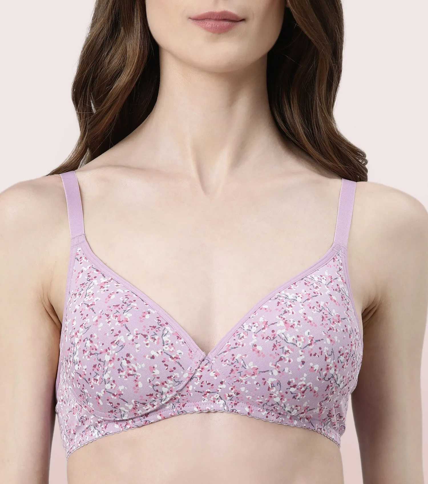 Enamor Perfect Coverage Supima Cotton T-Shirt Bra For Everyday Comfort - Padded, Non-Wired Bra & Medium Coverage Bra | A039