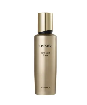 Fossula First Gold Toner 120ml Dry Skincare Texture Moisture Moisturizing