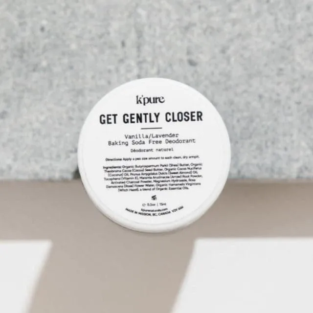 Get Gently Closer | Baking Soda Free Natural Deodorant