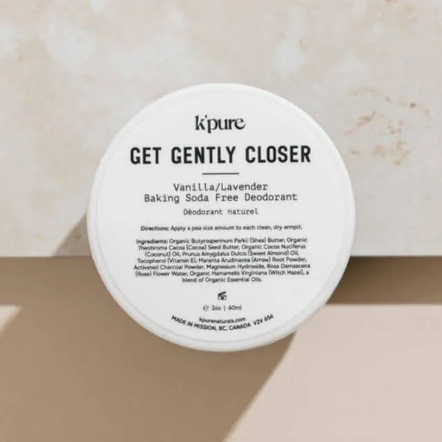 Get Gently Closer | Baking Soda Free Natural Deodorant