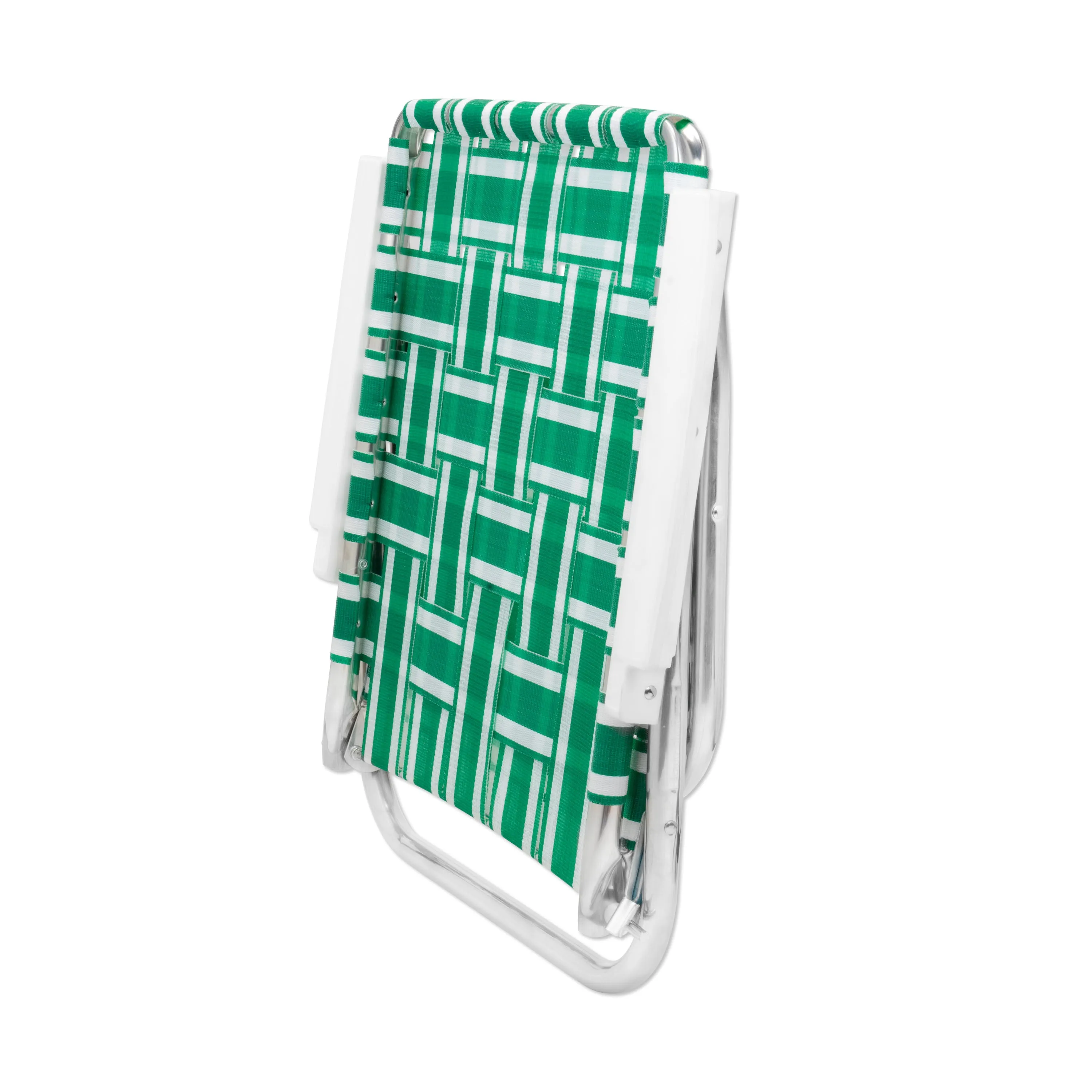 Green and White Stripe Beach Chair