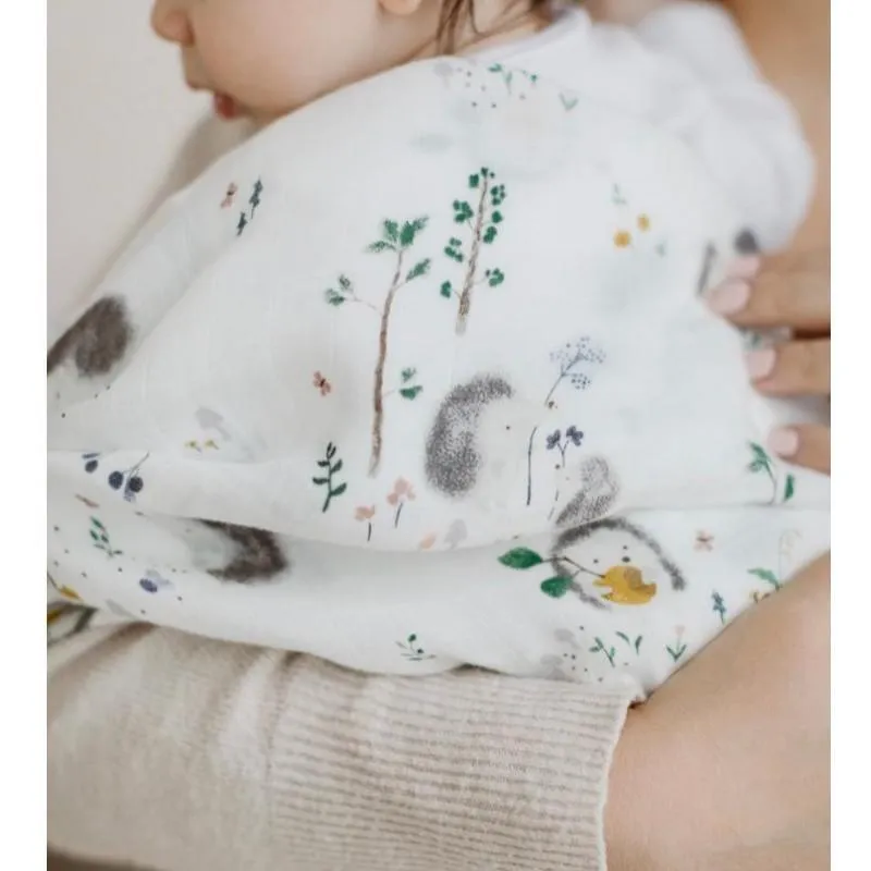 Hedgehog Muslin Swaddle