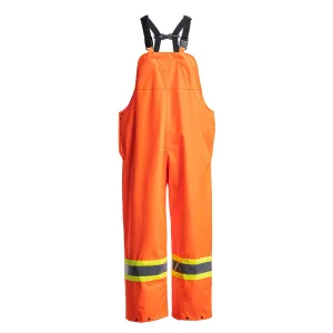 Hi-Vis Traffic Rain Bib Overalls - R983O - Limited Stock