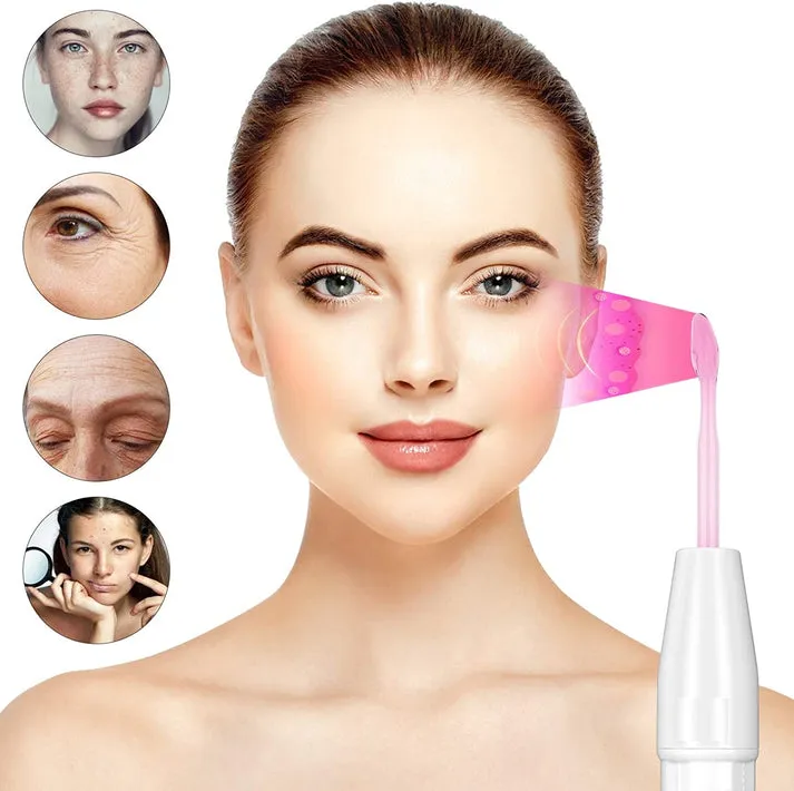 High Frequency Wand - Skin Therapy Wand: Tighten, Treat Acne, Reduce Wrinkles