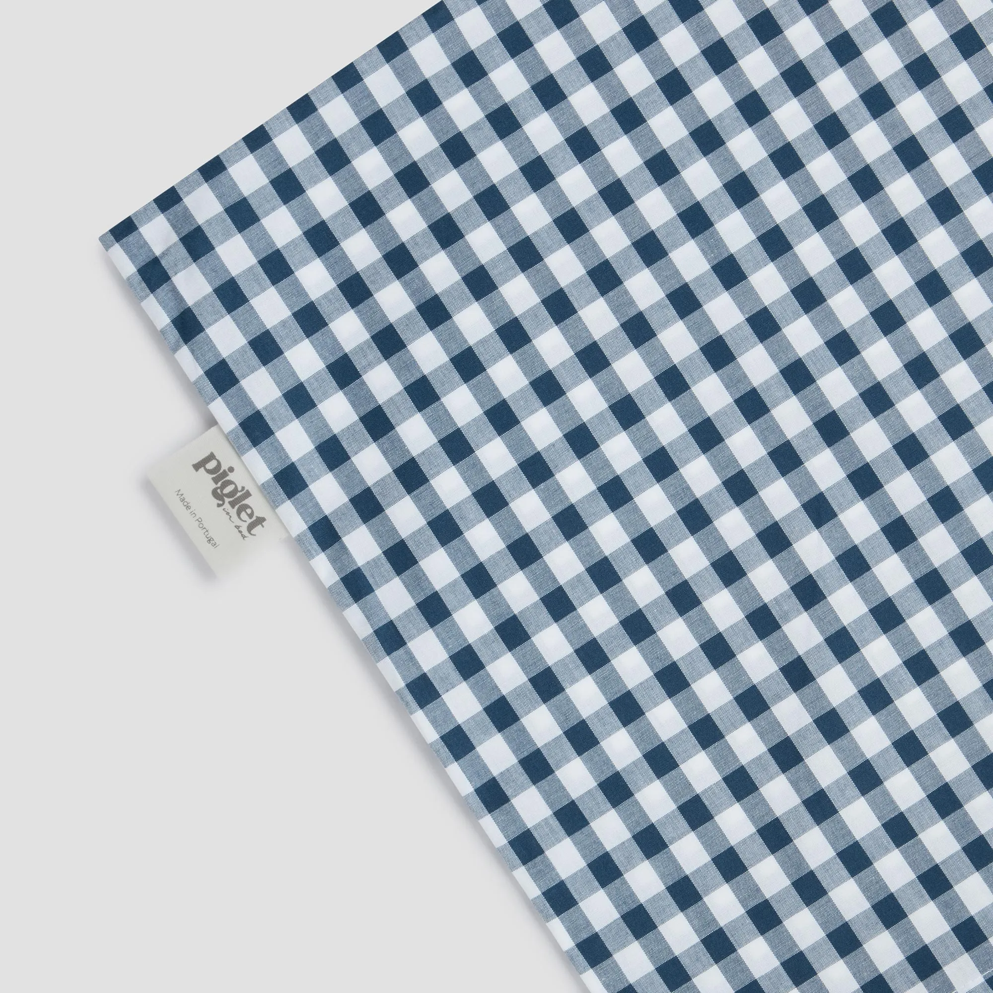 Indigo Kids Gingham Cotton Bedding Set