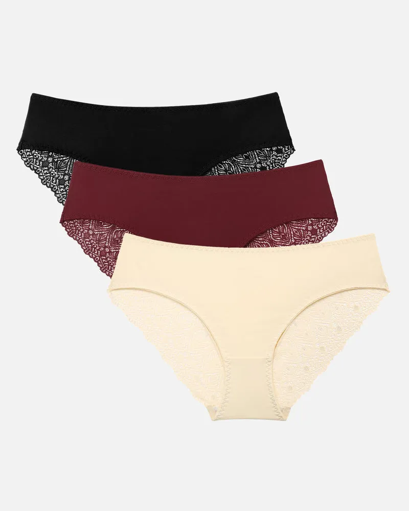 Lace Panties No Show Hipster V-Waist Hipster