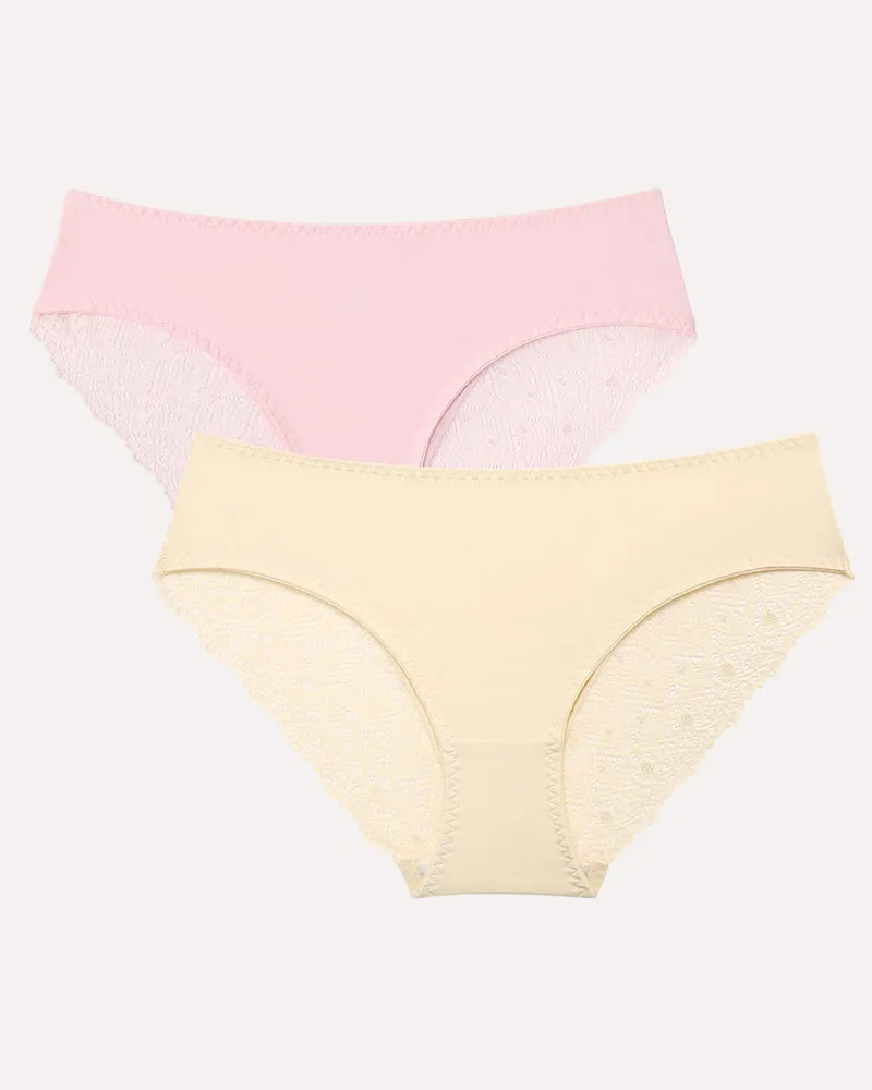 Lace Panties No Show Hipster V-Waist Hipster