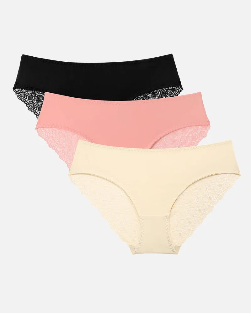 Lace Panties No Show Hipster V-Waist Hipster