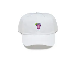 Lightweight Cotton Hat: White with Transfusion Icon