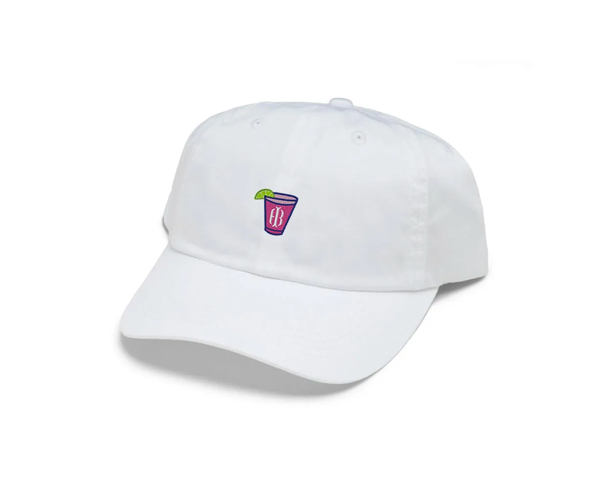 Lightweight Cotton Hat: White with Transfusion Icon