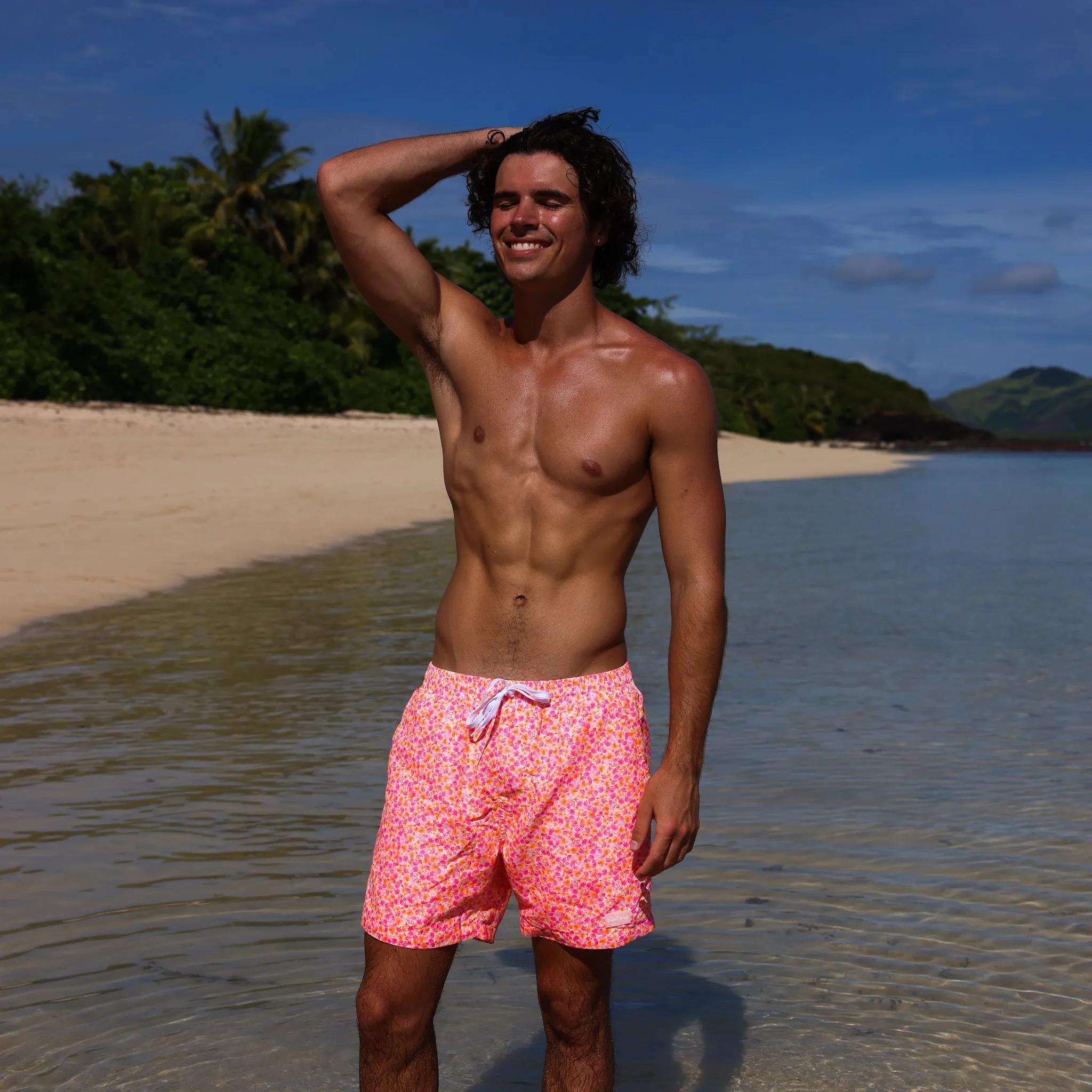 Men's Swim Trunks - Sherbet Shimmer