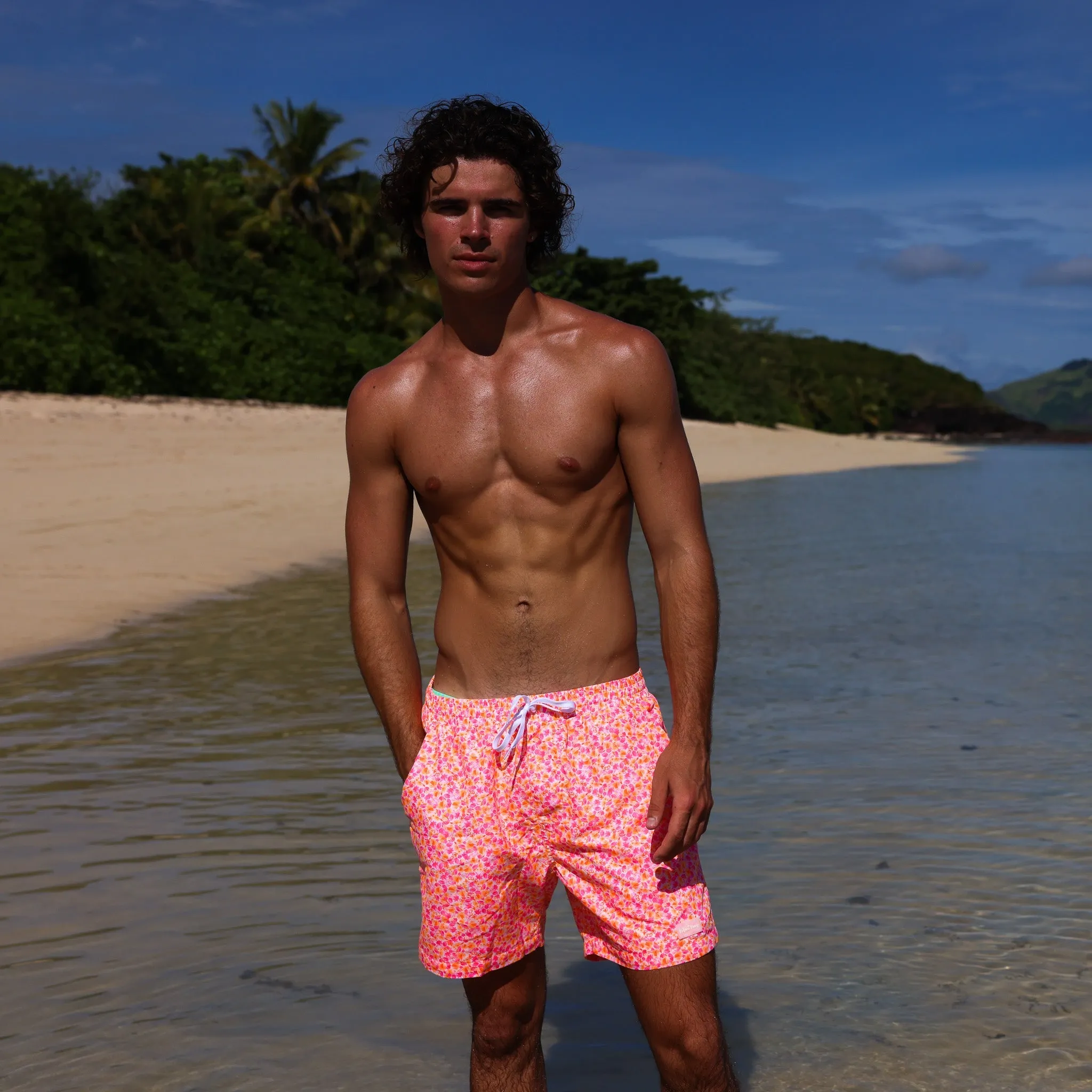 Men's Swim Trunks - Sherbet Shimmer