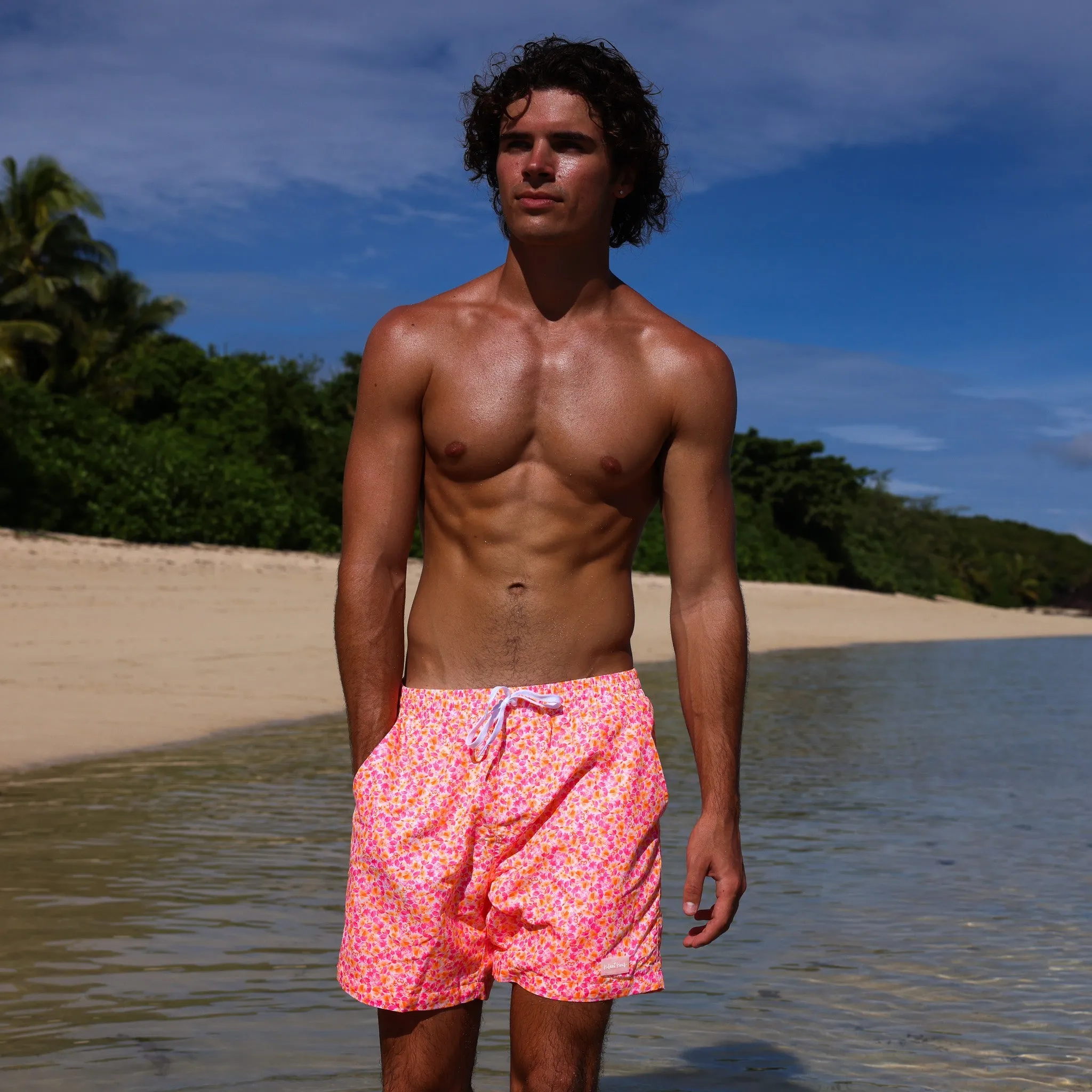 Men's Swim Trunks - Sherbet Shimmer