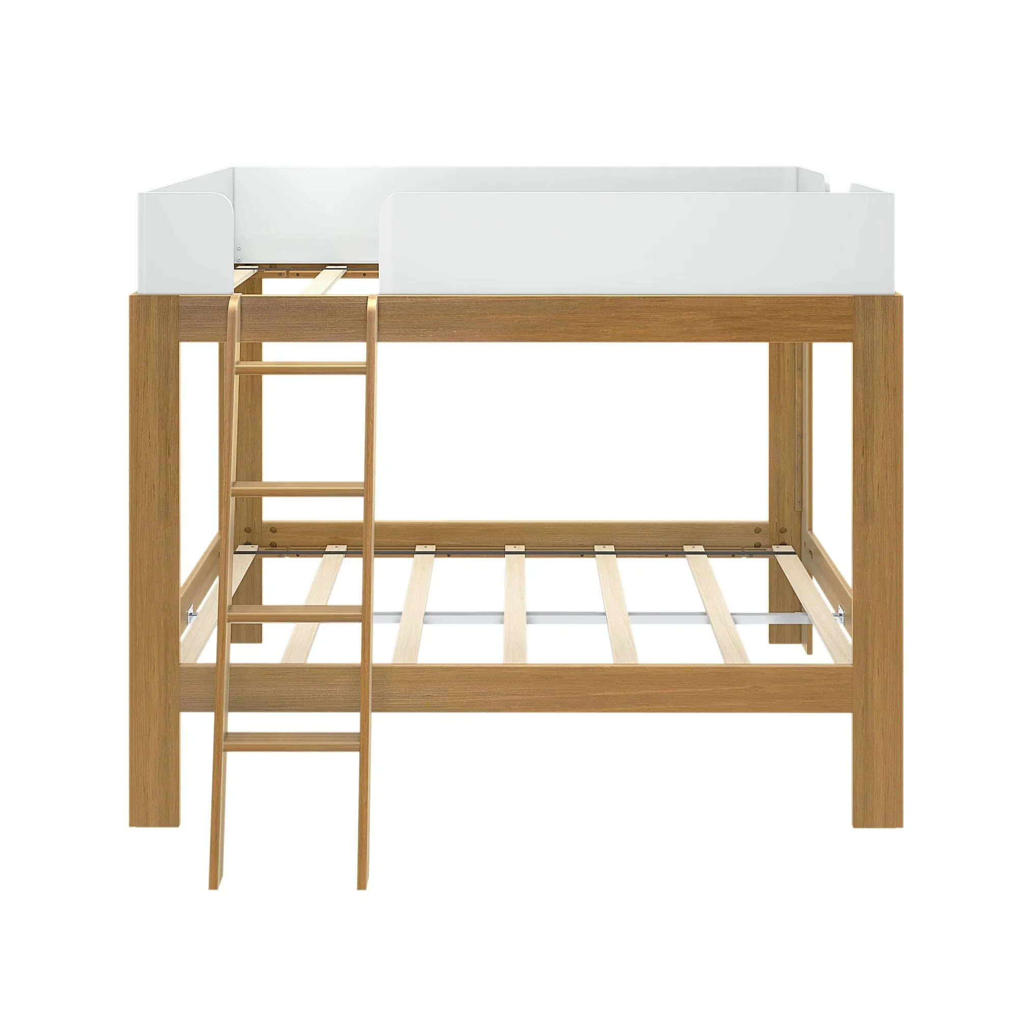 Mid-Century Modern Full Over Full Bunk Bed