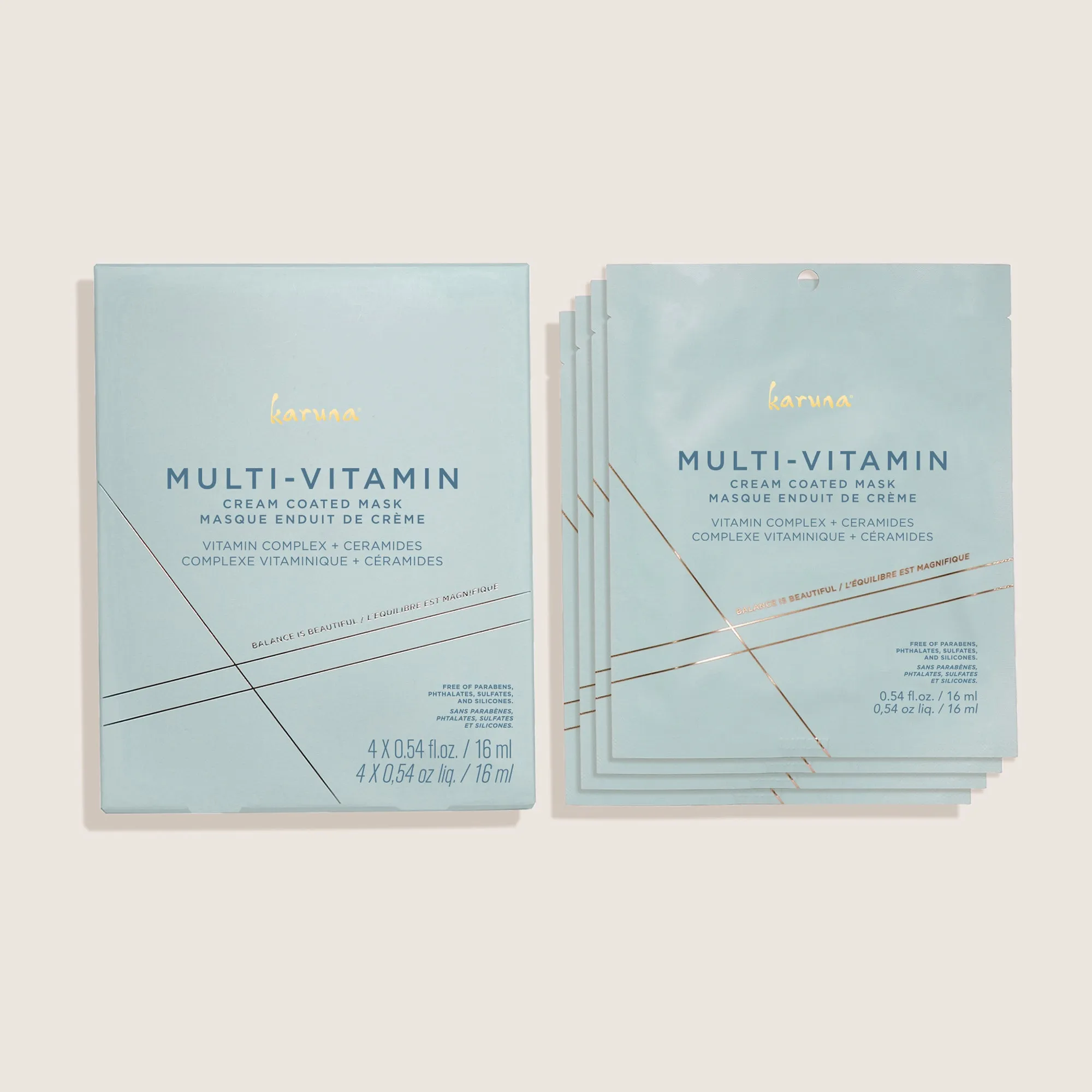 Multi-Vitamin Cream Coated Mask