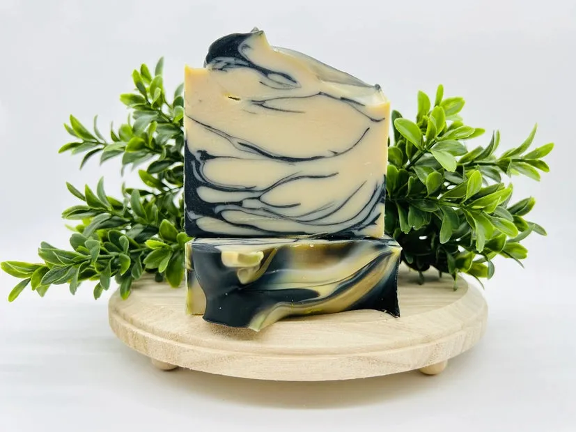 Natural Mahogany Charcoal Bar Soap