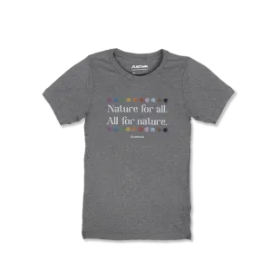 Nature for All Kids Tee - Gray