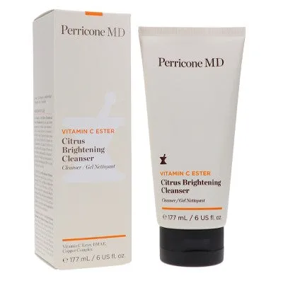 New - Perricone MD Vitamin C Ester Citrus Brightening Cleanser 6 oz