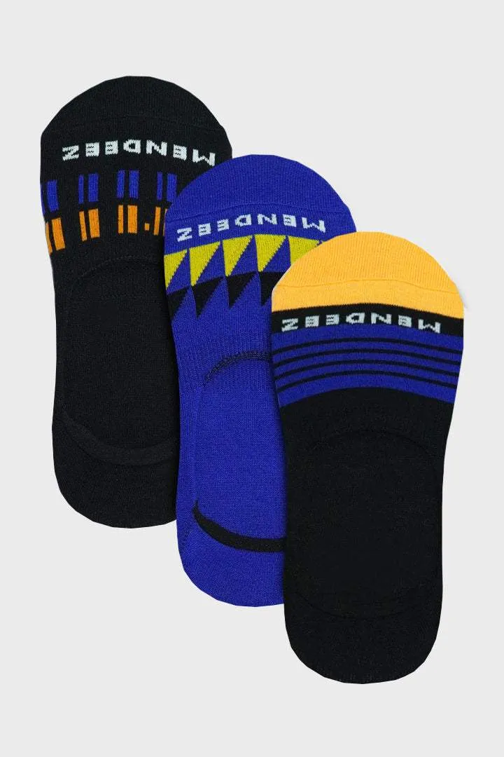 No Show Socks - Geometric 3 Pack