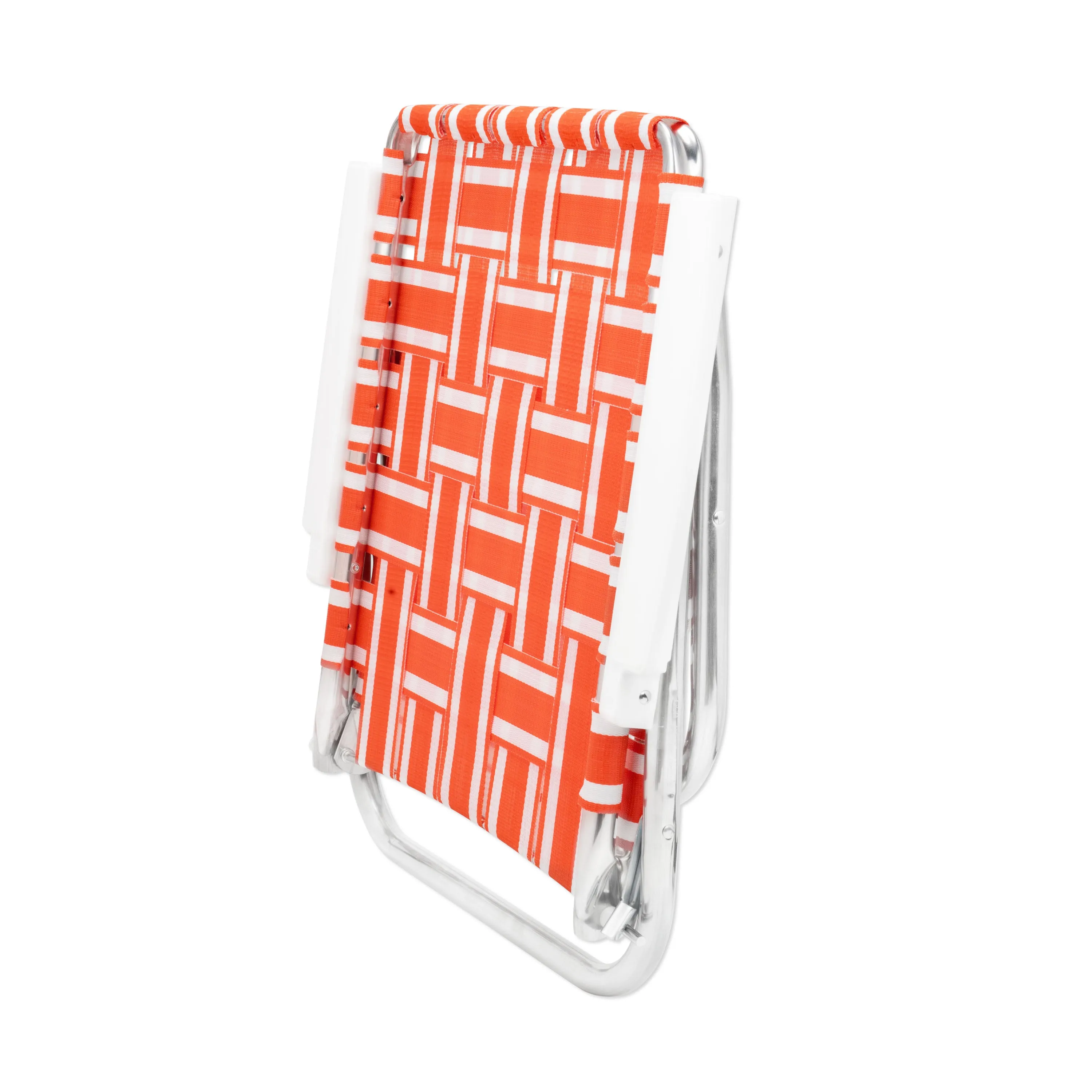 Orange and White Stripe Beach Chair