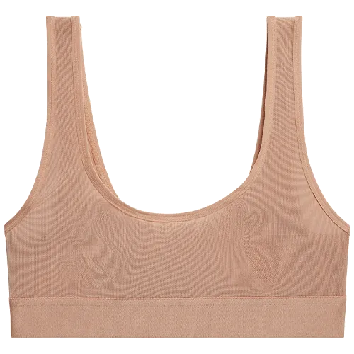 Sieve Bra Top in Buff