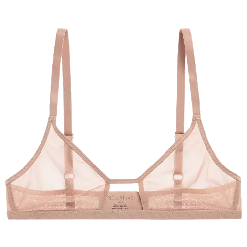 Sieve Cutout Bra in Buff