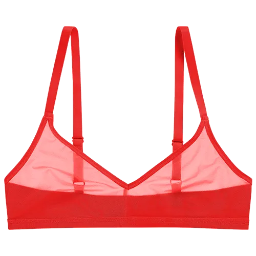 Sieve Non-Wire Bra in Cherry