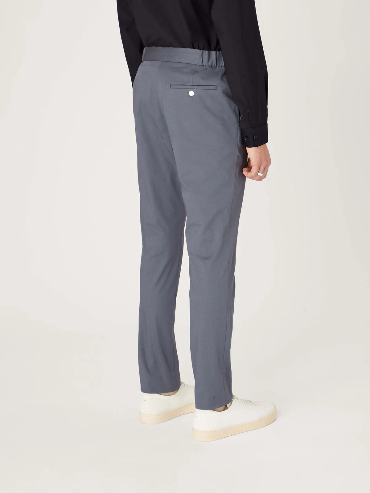 The 24 Trouser || Jasper Blue | Stretch Cotton