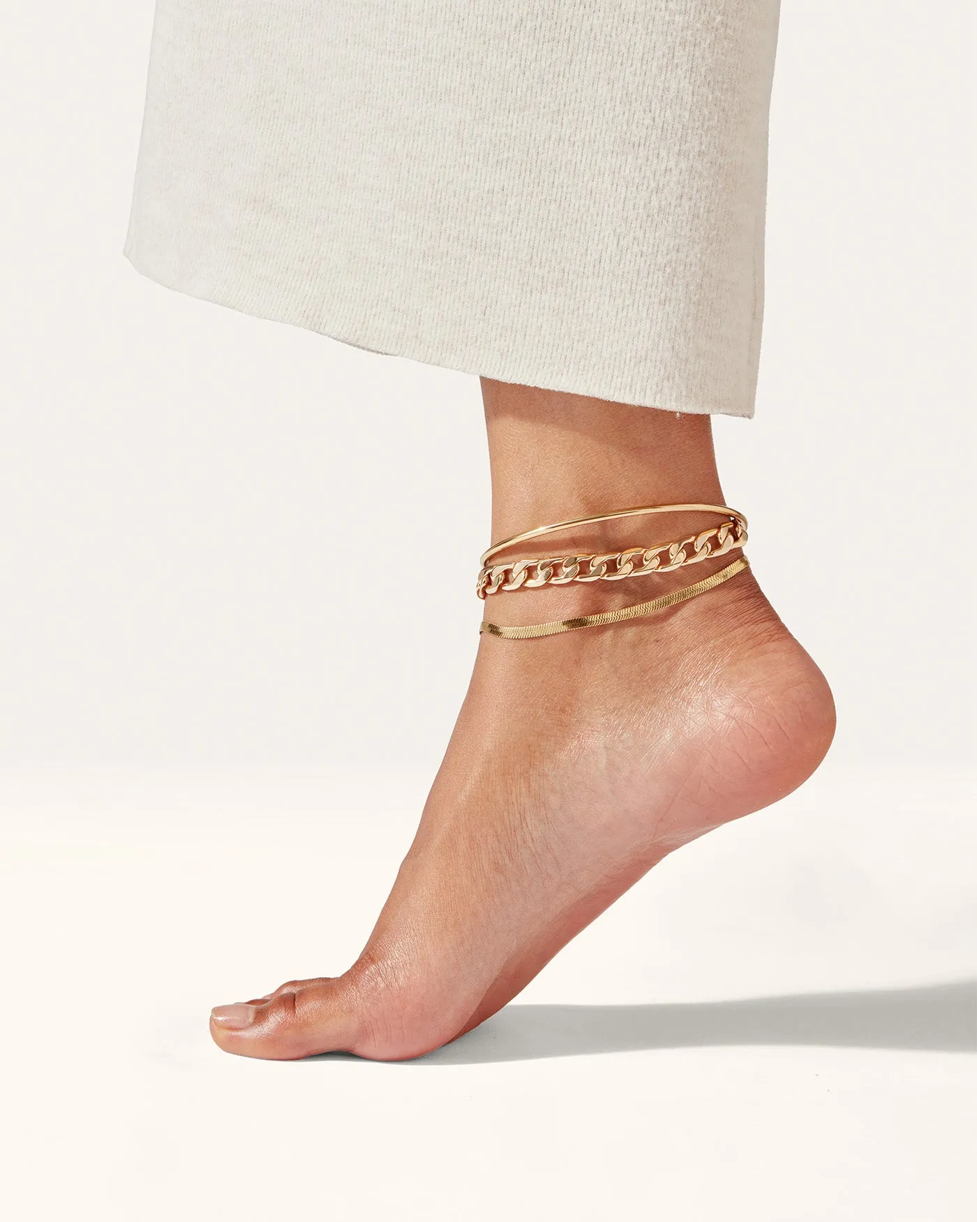 The Bold Anklet Stack