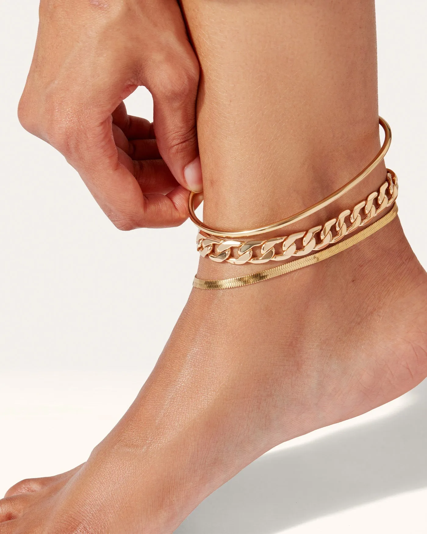 The Bold Anklet Stack