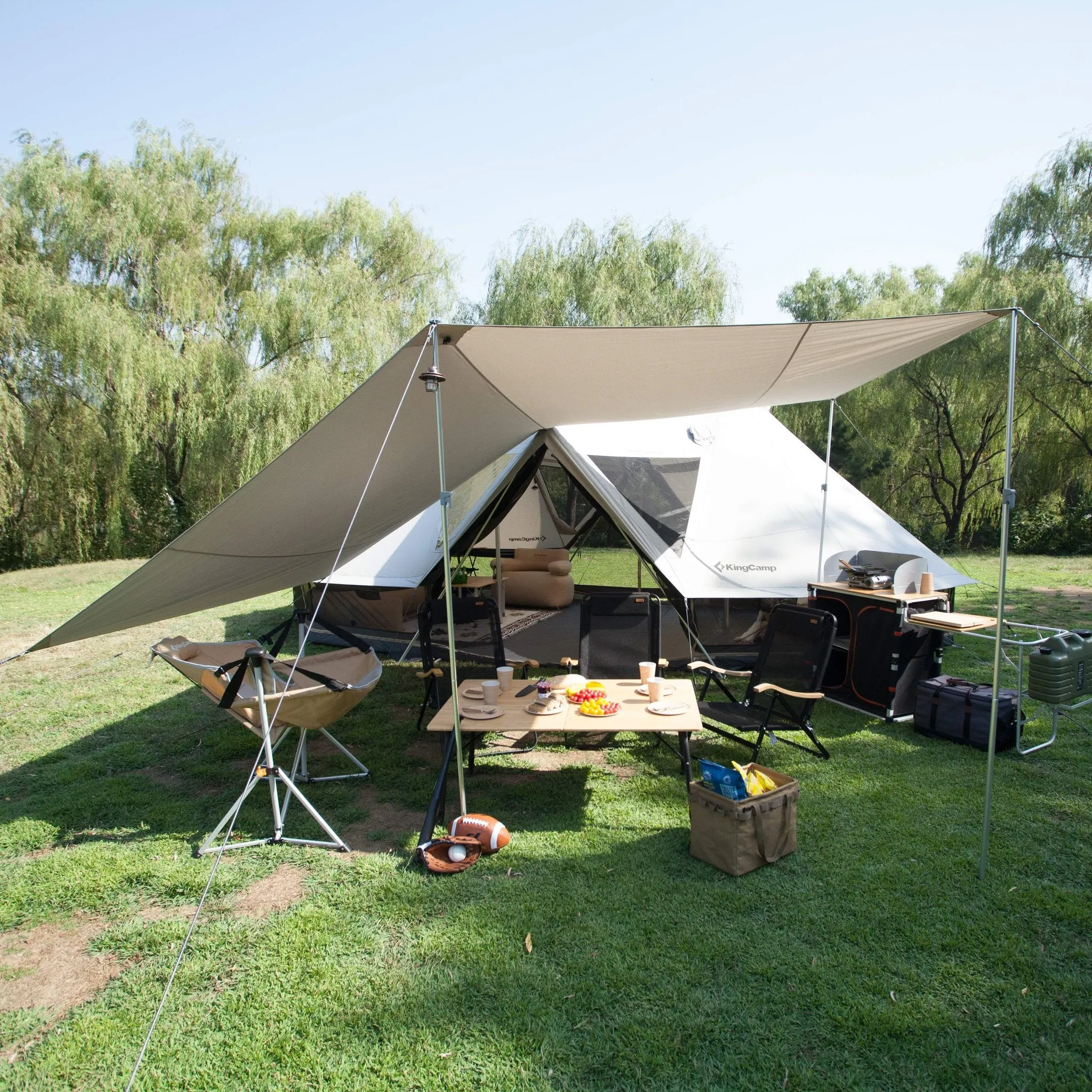 Ultimate KingCamp Khan Palace Tent Bundle